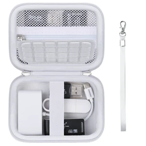 Computer Memory Card Readers Organizer Case Compatible with SD Card Reader, USB C SD Card Reader, TF Card, Micro SD Card, Portable Memory Card Accessories Storage Bag Travel Case, White Computer Memory Card Readers Organizer Case Compatible with SD Card Reader, USB C SD Card Reader, TF Card, Micro SD Card, Portable Memory Card Accessories Storage Bag Travel Case, White