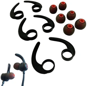 Silicone Replacement Earbuds Tips & Sports Earhook Earbuds Accessories | 3 Pairs L/M/S, Ear Fins & Stabilizers, Anti-Slip, Secure Fit, Noise Isolating, Universal for In-Ear Earphones Silicone Replacement Earbuds Tips & Sports Earhook Earbuds Accessories | 3 Pairs L/M/S, Ear Fins & Stabilizers, Anti-Slip, Secure Fit, Noise Isolating, Universal for In-Ear Earphones