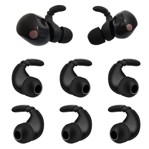 Silicone Ear Hooks for Sony WF-1000XM5 Replacement Earbuds Tips WF-1000XM5 WF-1000XM4 WF-1000XM3, Black 3 Pairs Silicone Ear Hooks for Sony WF-1000XM5 Replacement Earbuds Tips WF-1000XM5 WF-1000XM4 WF-1000XM3, Black 3 Pairs