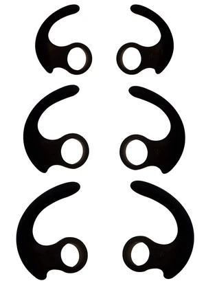 Earhooks Compatible with Sony in-Ear Earbuds, Anti-Slip Anti-Lost Silicone Sport Earhooks in Ear Canal, S/M/L Sizes, Compatible with MDR-XB50AP XBA SP etc. Black Earhooks Compatible with Sony in-Ear Earbuds, Anti-Slip Anti-Lost Silicone Sport Earhooks in Ear Canal, S/M/L Sizes, Compatible with MDR-XB50AP XBA SP etc. Black