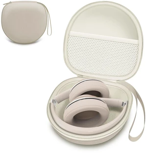 Headphone Headset Case for Folding Headphone, Beige | Compatible with Beats Studio Pro/Soundcore Anker Q20i/BERIBES/TOZO/KVIDIO/JBL Noise Cancelling Over-Ear Headphones Headphone Headset Case for Folding Headphone, Beige | Compatible with Beats Studio Pro/Soundcore Anker Q20i/BERIBES/TOZO/KVIDIO/JBL Noise Cancelling Over-Ear Headphones