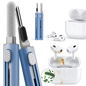 AirPod Cleaning Kit, for Phone Earbuds Electronics (Deep Blue) | Metal Tip, High-Density Soft Brush, Flocked Sponge Tip, 3 in 1 Design, Compact & Lightweight, Easy Operation, Easy to Carry AirPod Cleaning Kit, for Phone Earbuds Electronics (Deep Blue) | Metal Tip, High-Density Soft Brush, Flocked Sponge Tip, 3 in 1 Design, Compact & Lightweight, Easy Operation, Easy to Carry