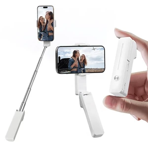 Extendable Mini Selfie Stick for iPhone, Pocket Size Portable Selfie Stick with Remote, Compact Phone Selfie Sticks with Phone Holder for Content Creation/Vlog/Video Record/Live Stream (White) Extendable Mini Selfie Stick for iPhone, Pocket Size Portable Selfie Stick with Remote, Compact Phone Selfie Sticks with Phone Holder for Content Creation/Vlog/Video Record/Live Stream (White)