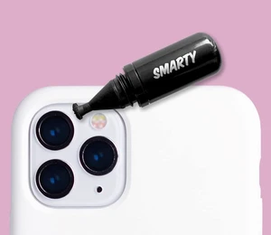 Smarty Smartphone Camera Clean Bundle | Black Carbon Cleaning, Original Patented Tech, Removes Fingerprints Dust Grease, Cell Phone Camera Optics Smarty Smartphone Camera Clean Bundle | Black Carbon Cleaning, Original Patented Tech, Removes Fingerprints Dust Grease, Cell Phone Camera Optics