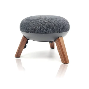 Real Wood Holder Compatible for Google Home mini,nest mini(2nd gen),Small Secure Tripod Accessories for Speaker Better Sound,Sturdy Durable Stable Wooden Stand for Home mini Smart Speaker(Walnut) Real Wood Holder Compatible for Google Home mini,nest mini(2nd gen),Small Secure Tripod Accessories for Speaker Better Sound,Sturdy Durable Stable Wooden Stand for Home mini Smart Speaker(Walnut)