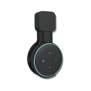 Wall Mount Holder for Dt 3 & UK Google Mini, Smart Home Outlet Wall Mount Stand Hanger for Dot 3rd Generation Speaker Holder, Space Saving Accessories Without Messy Wires, for Room (Black) Wall Mount Holder for Dt 3 & UK Google Mini, Smart Home Outlet Wall Mount Stand Hanger for Dot 3rd Generation Speaker Holder, Space Saving Accessories Without Messy Wires, for Room (Black)