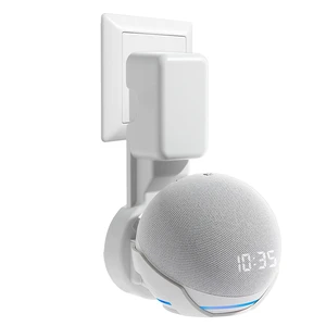 Wall Mount Holder for Echo Dot 4th/5th Generation(1 Pack, White) | Outlet Hanger for Echo Dot 4th/5th Gen, Smart Speaker Stand, Space-Saving Dot Accessories, Built-in Cable Management shelf Wall Mount Holder for Echo Dot 4th/5th Generation(1 Pack, White) | Outlet Hanger for Echo Dot 4th/5th Gen, Smart Speaker Stand, Space-Saving Dot Accessories, Built-in Cable Management shelf