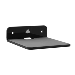 Small Wall Shelf Speaker Stand, Mount for Webcam, Cell Phones, Mesh Router, Display Shelf Acrylic (Black) Small Wall Shelf Speaker Stand, Mount for Webcam, Cell Phones, Mesh Router, Display Shelf Acrylic (Black)