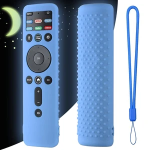 Silicone Cover for VIZIO XRT260 Smart TV Remote - Case with Lanyard (Glow Blue) Silicone Cover for VIZIO XRT260 Smart TV Remote - Case with Lanyard (Glow Blue)