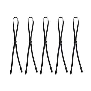 5 Pcs Adjustable Hat Strap Clips, Hat Chin Cord, Anti-Lost Cap Strap Clips | for Golfing, Fishing, Boating, Sailing (Black) 5 Pcs Adjustable Hat Strap Clips, Hat Chin Cord, Anti-Lost Cap Strap Clips | for Golfing, Fishing, Boating, Sailing (Black)