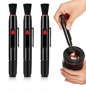 3 Pcs Lens Pen Brush Kit for Cleaning Camera Lenses and Screens Multifunction Lenspen for Photography Optics Screen and Lens Cleaning Tools for SLR and Other Devices 3 Pcs Lens Pen Brush Kit for Cleaning Camera Lenses and Screens Multifunction Lenspen for Photography Optics Screen and Lens Cleaning Tools for SLR and Other Devices