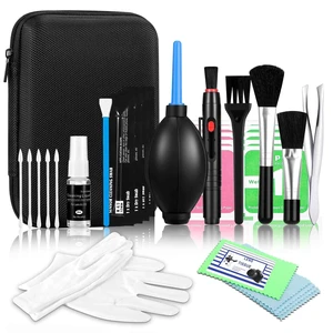Camera Cleaning kit - Professional Camera Lens Cleaning Kit,Complete DSLR & Mirrorless Camera Sensor Cleaning Set Kit with Lens Pen, Blower, Brush, and Solution for Photography Essentials Camera Cleaning kit - Professional Camera Lens Cleaning Kit,Complete DSLR & Mirrorless Camera Sensor Cleaning Set Kit with Lens Pen, Blower, Brush, and Solution for Photography Essentials