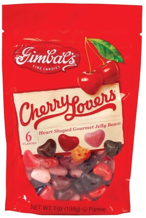 Gimbals Cherry Lovers Jelly Beans 7oz. Gimbals Cherry Lovers Jelly Beans 7oz.