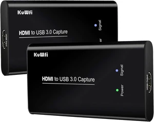 HDMI to USB3.0 Audio Video Capture Cards | Game Streaming Live Stream Broadcast 1080P for all HDMI devices such as Laptop/PS4/Swi/Xbox HDMI to USB3.0 Audio Video Capture Cards | Game Streaming Live Stream Broadcast 1080P for all HDMI devices such as Laptop/PS4/Swi/Xbox