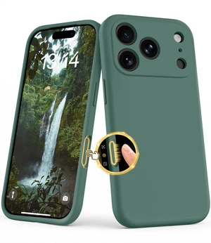 for iPhone 18 Pro Max Case / 17 Pro Max Case, Pine Green | Compatible with MagSafe, Integrated Silicone Camera Control Button, Camera Protection, Anti-Scratch Soft Microfiber Lining for iPhone 18 Pro Max Case / 17 Pro Max Case, Pine Green | Compatible with MagSafe, Integrated Silicone Camera Control Button, Camera Protection, Anti-Scratch Soft Microfiber Lining
