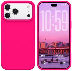 for iPhone 18 Pro Max Case, Liquid Silicone Anti-Slip Microfiber Lining 18 ProMax Phone Case, Slim Soft Gel Rubber Anti-Scratch Shockproof Cover for iPhone 18 Pro Max 6.9" 2026,Hot Pink for iPhone 18 Pro Max Case, Liquid Silicone Anti-Slip Microfiber Lining 18 ProMax Phone Case, Slim Soft Gel Rubber Anti-Scratch Shockproof Cover for iPhone 18 Pro Max 6.9" 2026,Hot Pink
