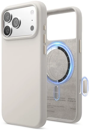 Magnetic Silicone Case for iPhone 18 Pro Max & iPhone 17 Pro Max | Compatible with MagSafe, Premium Liquid Silicone Material, Protection, Shockproof, Slim Phone Cover (Stone) Magnetic Silicone Case for iPhone 18 Pro Max & iPhone 17 Pro Max | Compatible with MagSafe, Premium Liquid Silicone Material, Protection, Shockproof, Slim Phone Cover (Stone)