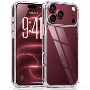 for iPhone 18 Pro Case / 17 Pro Case Clear, Hard PC Back | Transparent Anti-Yellow Phone Case Hard PC Back with Soft TPU Bumper, Shockproof Protective for iPhone 18 Pro Case / 17 Pro Case Clear, Hard PC Back | Transparent Anti-Yellow Phone Case Hard PC Back with Soft TPU Bumper, Shockproof Protective