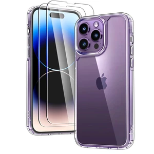 for iPhone 14 Pro Case, Compatible with MagSafe, Clear | with Screen Protector, Not-Yellowing Military-Grade Protection, Shockproof Slim Magnetic Case for iPhone 14 Pro for iPhone 14 Pro Case, Compatible with MagSafe, Clear | with Screen Protector, Not-Yellowing Military-Grade Protection, Shockproof Slim Magnetic Case for iPhone 14 Pro