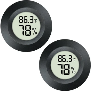 2 Pack Mini Digital LCD Hygrometer Thermometer Indoor Outdoor Temperature Humidity Meter Gauge Sensor Monitor Fahrenheit Celsius Precision Device for Humidifiers Dehumidifiers Greenhouse Reptile 2 Pack Mini Digital LCD Hygrometer Thermometer Indoor Outdoor Temperature Humidity Meter Gauge Sensor Monitor Fahrenheit Celsius Precision Device for Humidifiers Dehumidifiers Greenhouse Reptile