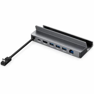 6-in-1 Docking Station for Handheld Consoles (Compatible with Steam Deck OLED & ROG Ally), 4K@60Hz HDMI, Gigabit Ethernet, 100W PD & 3 USB 3.0 6-in-1 Docking Station for Handheld Consoles (Compatible with Steam Deck OLED & ROG Ally), 4K@60Hz HDMI, Gigabit Ethernet, 100W PD & 3 USB 3.0