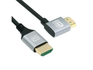HDMI 2.1 8K 60Hz 4K 120Hz Cable Male to Male 90 Degree Right Angled 48Gbps Ultra High Speed Gold Plated Wire Cord Connector Extension Adapter for Smart TV Monitor Desktop PC Laptop Projector HDMI 2.1 8K 60Hz 4K 120Hz Cable Male to Male 90 Degree Right Angled 48Gbps Ultra High Speed Gold Plated Wire Cord Connector Extension Adapter for Smart TV Monitor Desktop PC Laptop Projector