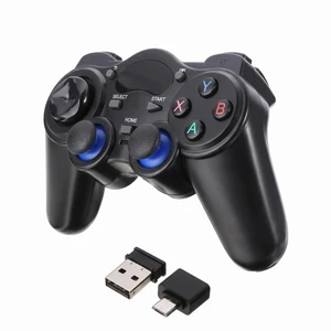 2.4GHz Wireless PC Controller (USB Dongle Required - NOT Bluetooth), Plug & Play Gamepad for Windows & Android TV Box 2.4GHz Wireless PC Controller (USB Dongle Required - NOT Bluetooth), Plug & Play Gamepad for Windows & Android TV Box