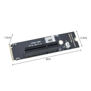 M.2 NVMe to PCIe Adapter Card, PCIe 4.0 X4 X1 X16 Converter, M-Key M.2 2280 2260 SSD Expansion Card M.2 NVMe to PCIe Adapter Card, PCIe 4.0 X4 X1 X16 Converter, M-Key M.2 2280 2260 SSD Expansion Card