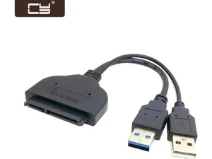 U3-067 USB 3.0 to SATA 22 Pin External Hard Disk Drive Adapter Cable Connector With Extra USB Power Cable 5Gbps High Speed SSD HDD Converter For PC Laptop Data Backup Drive Cloning 2.5 Inch U3-067 USB 3.0 to SATA 22 Pin External Hard Disk Drive Adapter Cable Connector With Extra USB Power Cable 5Gbps High Speed SSD HDD Converter For PC Laptop Data Backup Drive Cloning 2.5 Inch