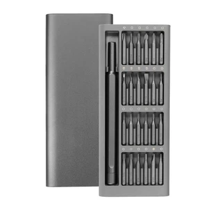 Professional Manual Multi Purpose Precision Screwdriver Set Hardware Hand Tools Kit S2 Alloy Steel Driver Bits Aluminium Handle Storage Case Box For PC Laptop Phone Electronics Repair 24 in 1 Professional Manual Multi Purpose Precision Screwdriver Set Hardware Hand Tools Kit S2 Alloy Steel Driver Bits Aluminium Handle Storage Case Box For PC Laptop Phone Electronics Repair 24 in 1