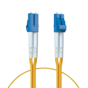 LC to LC Fiber Optic Patch Cable - OS2 Single Mode Duplex (SMF), 10G/40G/100G Network Jumper, LSZH 9/125m, 0.2m (7.9 Inch), Yellow LC to LC Fiber Optic Patch Cable - OS2 Single Mode Duplex (SMF), 10G/40G/100G Network Jumper, LSZH 9/125m, 0.2m (7.9 Inch), Yellow