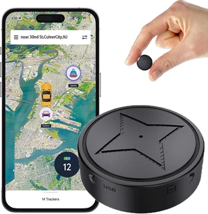 Mini Magnetic GPS Tracker for Vehicles - Real-Time Anti-Theft Locator, Free Tracking App (No Subscription), Strong Magnet, SIM Card Required Mini Magnetic GPS Tracker for Vehicles - Real-Time Anti-Theft Locator, Free Tracking App (No Subscription), Strong Magnet, SIM Card Required