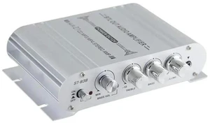 2.1 Channel Mini Power Amplifier 20Wx2+40W 12V Stereo Audio Amp with Subwoofer Output for Home Car Meeting and Theater Use 2.1 Channel Mini Power Amplifier 20Wx2+40W 12V Stereo Audio Amp with Subwoofer Output for Home Car Meeting and Theater Use