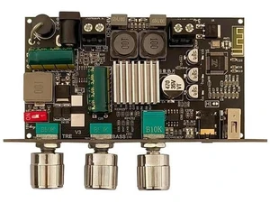 100W Mono Bluetooth Digital Amplifier Board - Class-D Single Channel Audio Amp, TWS Pairing, Treble & Bass Control, DC 12-24V 100W Mono Bluetooth Digital Amplifier Board - Class-D Single Channel Audio Amp, TWS Pairing, Treble & Bass Control, DC 12-24V