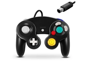 Classic GC-Style Wired Gamepad - Retro Console Controller with Analog Triggers & Rumble Vibration, Zero Latency, 1.5m Cable, Black Classic GC-Style Wired Gamepad - Retro Console Controller with Analog Triggers & Rumble Vibration, Zero Latency, 1.5m Cable, Black