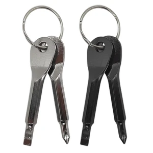 EDC Keychain Screwdriver Set - Mini Phillips & Flat Head Pocket Repair Tool, for PC DIY & Electronics, 2-Pack (2 Colors) EDC Keychain Screwdriver Set - Mini Phillips & Flat Head Pocket Repair Tool, for PC DIY & Electronics, 2-Pack (2 Colors)