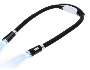 U Shaped Neck Reading Light Hands Free Wearable Book Lamp 4 LED Bulbs 3 Brightness Settings Modes Portable Compact Personal Illumination Accessory For In Bed Nighttime Book Reading Travel Black U Shaped Neck Reading Light Hands Free Wearable Book Lamp 4 LED Bulbs 3 Brightness Settings Modes Portable Compact Personal Illumination Accessory For In Bed Nighttime Book Reading Travel Black