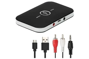 Bluetooth 5 0 Transmitter Receiver 2 In 1 Wireless Audio Adapter Transceiver Stereo Music Dongle Converter 33ft Long Range 10H Battery Life Portable Device For TV PC Car Home Stereo Sound System Bluetooth 5 0 Transmitter Receiver 2 In 1 Wireless Audio Adapter Transceiver Stereo Music Dongle Converter 33ft Long Range 10H Battery Life Portable Device For TV PC Car Home Stereo Sound System