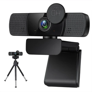 1080P @ 30FPS Computer Web Camera with Built-in Noise-Reduction Mic, Privacy Cover & Adjustable Metal Tripod, Wide-Angle UVC Plug and Play Desktop Camera for Mac & PC 1080P @ 30FPS Computer Web Camera with Built-in Noise-Reduction Mic, Privacy Cover & Adjustable Metal Tripod, Wide-Angle UVC Plug and Play Desktop Camera for Mac & PC