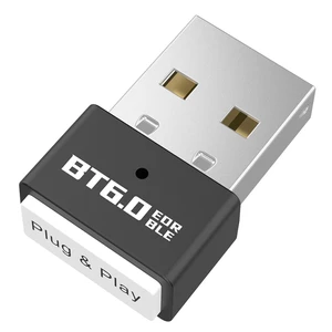 USB Bluetooth 6.0 Adapter for PC, Long Range (66ft/20m) Nano Dongle Receiver & Transmitter, Supports 7 Devices Simultaneously, Driver-Free for Windows 11/10/8.1 Desktop & Laptop USB Bluetooth 6.0 Adapter for PC, Long Range (66ft/20m) Nano Dongle Receiver & Transmitter, Supports 7 Devices Simultaneously, Driver-Free for Windows 11/10/8.1 Desktop & Laptop