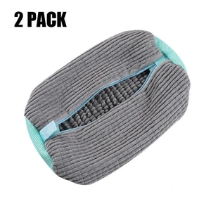 2-Pack Mesh Shoe Laundry Bag for Washing Machine, Honeycomb Thickened Sneaker Wash Bag with Auto-Lock Zipper & Elastic Guard, Reusable Protector for Shoes up to Men's Size 12 2-Pack Mesh Shoe Laundry Bag for Washing Machine, Honeycomb Thickened Sneaker Wash Bag with Auto-Lock Zipper & Elastic Guard, Reusable Protector for Shoes up to Men's Size 12