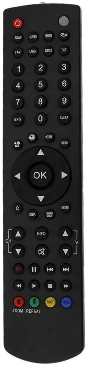 RC1910 TV Remote Control Replacement, Long-Range (33ft) Infrared IR Television Remote, No Programming or Setup Required for LCD, LED & Smart HDTVs, Black RC1910 TV Remote Control Replacement, Long-Range (33ft) Infrared IR Television Remote, No Programming or Setup Required for LCD, LED & Smart HDTVs, Black