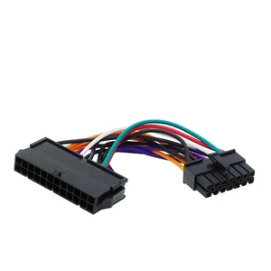 ATX 24-Pin to 14-Pin Power Supply Adapter Cable (18AWG), Standard 24-Pin Female to 14-Pin Male Converter Cord for Q77, B75, A75, Q75 & H81 Desktop Motherboards ATX 24-Pin to 14-Pin Power Supply Adapter Cable (18AWG), Standard 24-Pin Female to 14-Pin Male Converter Cord for Q77, B75, A75, Q75 & H81 Desktop Motherboards