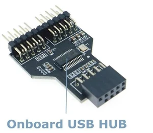 Motherboard Universal Serial Bus 9Pin Interface Connector Splitter 1 to 2 Adapter 9-pin USB HUB USB 2.0 Connector RGB Bluetooth Interface Connection for Motherboard Motherboard Universal Serial Bus 9Pin Interface Connector Splitter 1 to 2 Adapter 9-pin USB HUB USB 2.0 Connector RGB Bluetooth Interface Connection for Motherboard