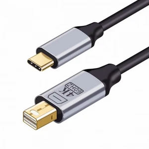 USB 3.1 Type-C USB-C Source to Mini DisplayPort DP Male 4K Monitor Cable 30Hz Mirrored Extended or Primary Display Modes for Multiple Type-C Laptop Setups Inner Chipset Driver CD 1.8m USB 3.1 Type-C USB-C Source to Mini DisplayPort DP Male 4K Monitor Cable 30Hz Mirrored Extended or Primary Display Modes for Multiple Type-C Laptop Setups Inner Chipset Driver CD 1.8m