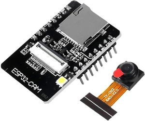 ESP32-CAM Camera WiFi Bluetooth 4.2 Development Board with OV2640 2MP Camera Module 4M PSRAM Dual-core 32-bit CPU Supports Image Upload via WiFi UART SPI I2C PWM ADC DAC for IoT 1PCS ESP32-CAM Camera WiFi Bluetooth 4.2 Development Board with OV2640 2MP Camera Module 4M PSRAM Dual-core 32-bit CPU Supports Image Upload via WiFi UART SPI I2C PWM ADC DAC for IoT 1PCS