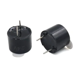 TMB12A24 24V Integrated Electromagnetic Buzzer 2400Hz Active Solid-State Sounder 12x9.5mm 7.5mm Pin Pitch PBT High Temperature Resistance for Electronic Devices Alarm Systems 20pcs TMB12A24 24V Integrated Electromagnetic Buzzer 2400Hz Active Solid-State Sounder 12x9.5mm 7.5mm Pin Pitch PBT High Temperature Resistance for Electronic Devices Alarm Systems 20pcs