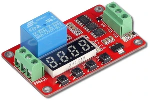 DC 12V Programmable Time Delay Relay Module On Delay Off Delay Timer with Segment LED Display 0.1s to 270h Range 18 Modes Reverse Protection Auto Power Saving PLC and NPN/PNP Sensor Signal Control DC 12V Programmable Time Delay Relay Module On Delay Off Delay Timer with Segment LED Display 0.1s to 270h Range 18 Modes Reverse Protection Auto Power Saving PLC and NPN/PNP Sensor Signal Control
