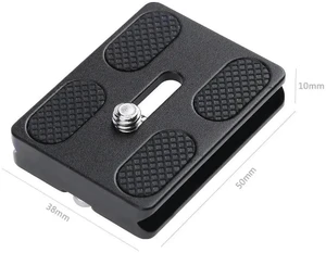PU-50 Universal Metal Quick Release Plate Arca Swiss Dovetail Camera Tripod Ball Head Mount Dual 1/4 Inch Screw Holes Anti-Slip Rubber Pad for DSLR and Mirrorless Cameras Compact Lightweight PU-50 Universal Metal Quick Release Plate Arca Swiss Dovetail Camera Tripod Ball Head Mount Dual 1/4 Inch Screw Holes Anti-Slip Rubber Pad for DSLR and Mirrorless Cameras Compact Lightweight