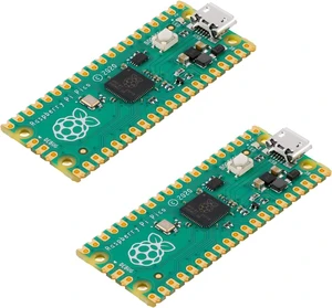 RP2040 Pico Microcontroller Development Board Dual-Core ARM Cortex M0+ Processor up to 133 MHz 2MB Quad SPI Flash SPI/I2C/UART GPIO USB 1.1 Controller Module C/C++/Python 2 Pack RP2040 Pico Microcontroller Development Board Dual-Core ARM Cortex M0+ Processor up to 133 MHz 2MB Quad SPI Flash SPI/I2C/UART GPIO USB 1.1 Controller Module C/C++/Python 2 Pack